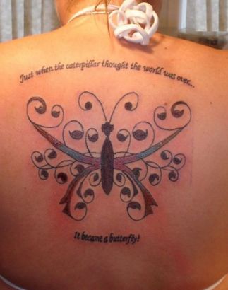 Butterfly Back Tattoo